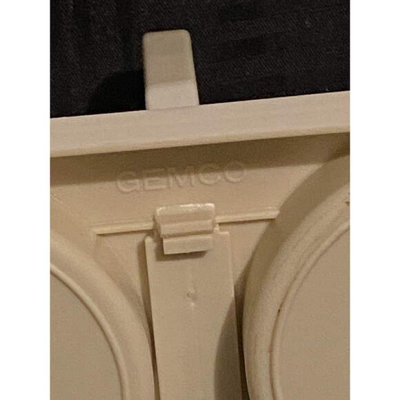 Vintage Gemco Cream and sugar set with caddy and sugar spoon - Picture 8 of 8